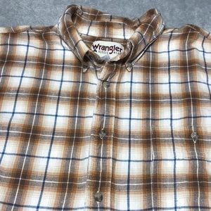 Men’s wrangler rugged wear flannel shirt size 3x